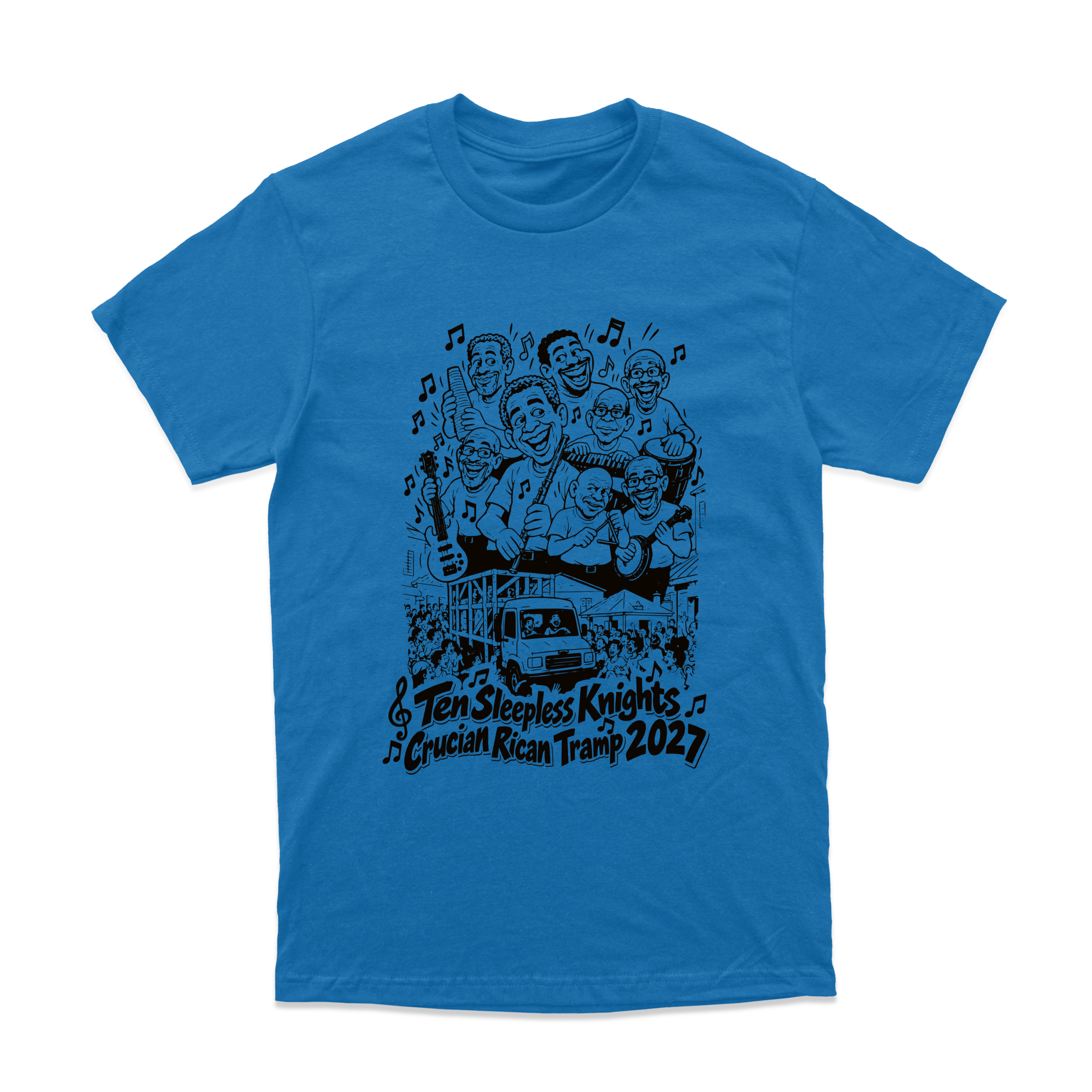 TSK x 340 Comics Crucian Rican Tramp Shirt - Image 4