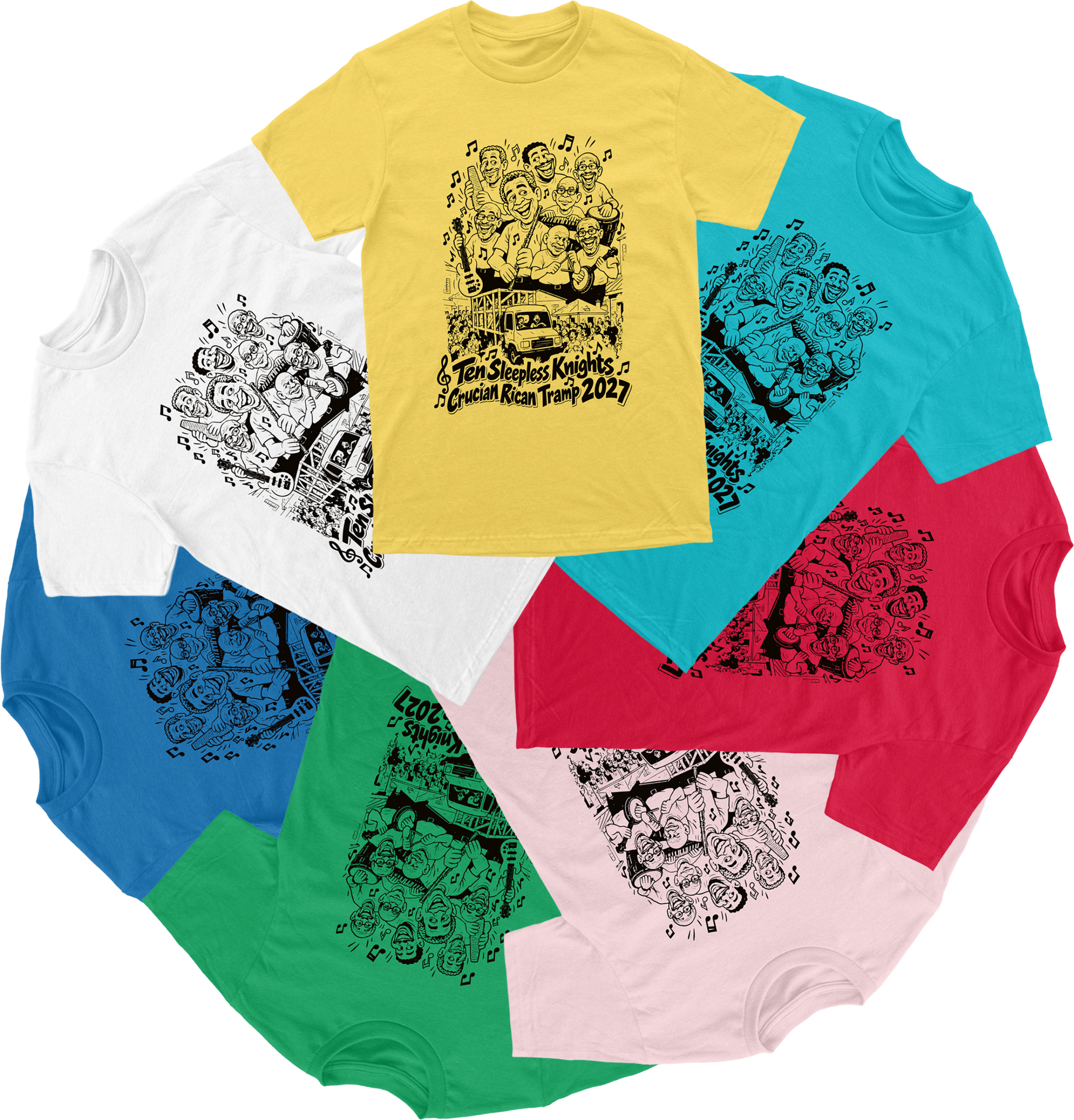 TSK x 340 Comics Crucian Rican Tramp Shirt