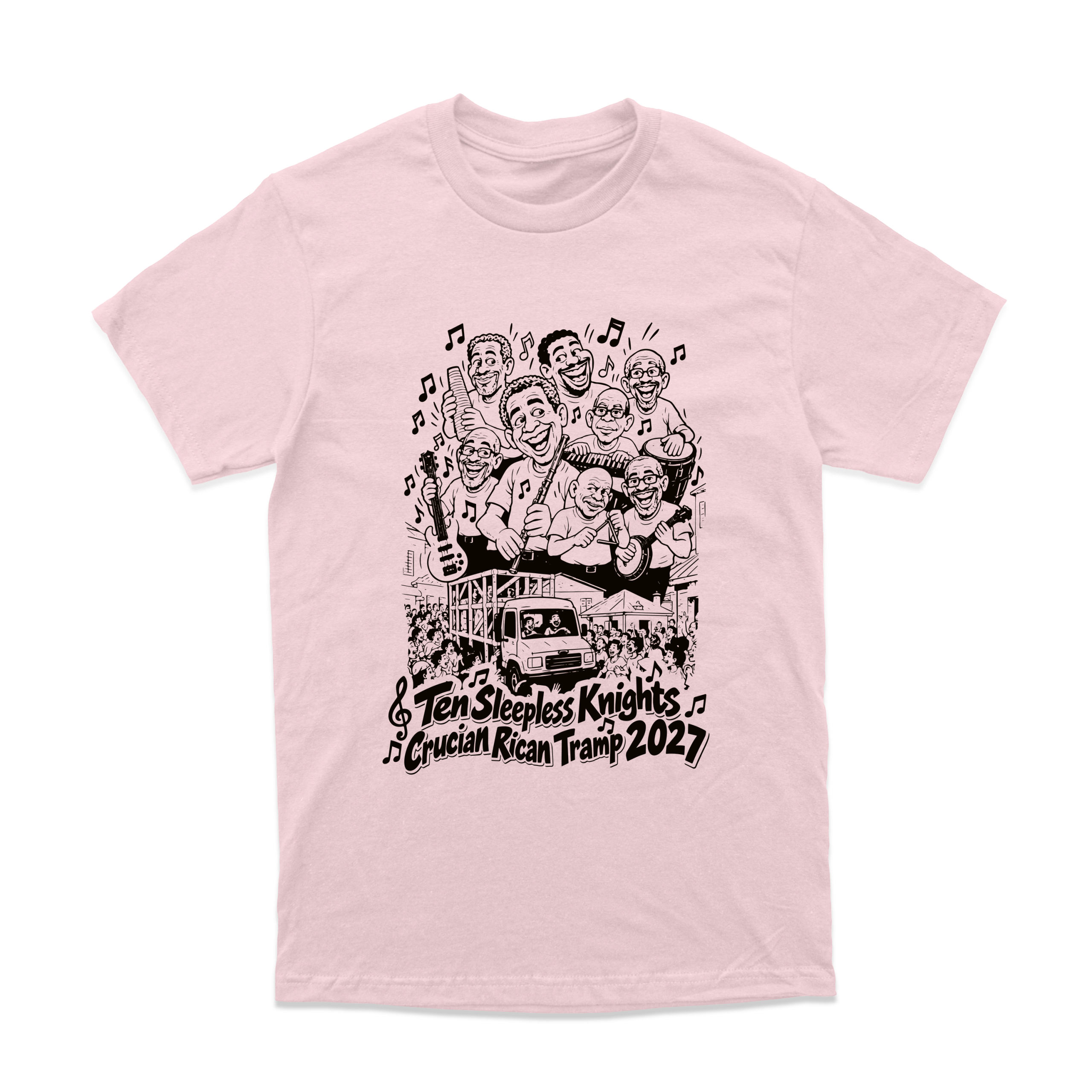 TSK x 340 Comics Crucian Rican Tramp Shirt - Image 2