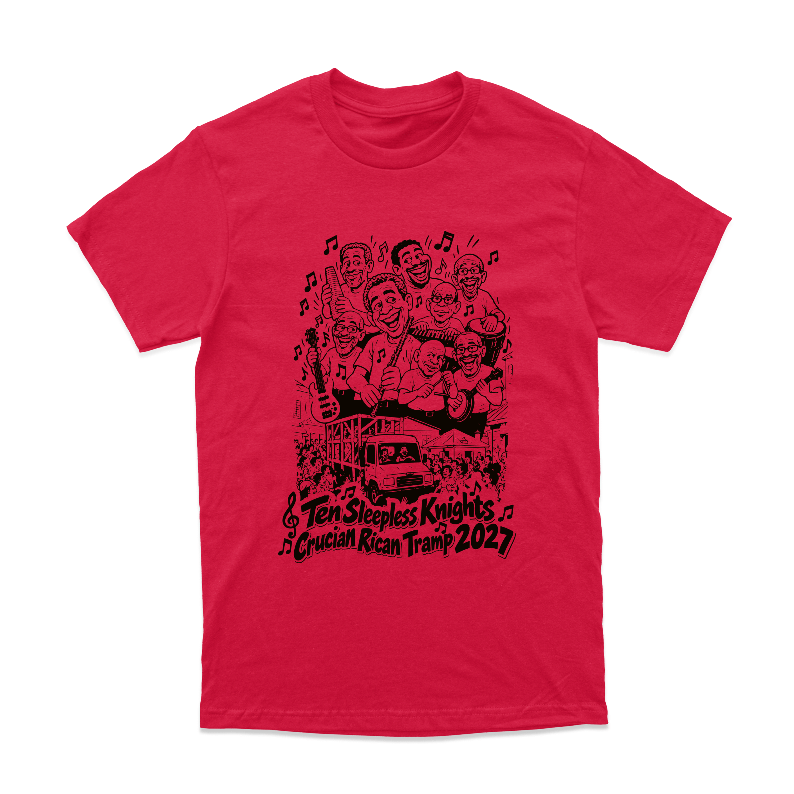 TSK x 340 Comics Crucian Rican Tramp Shirt - Image 3