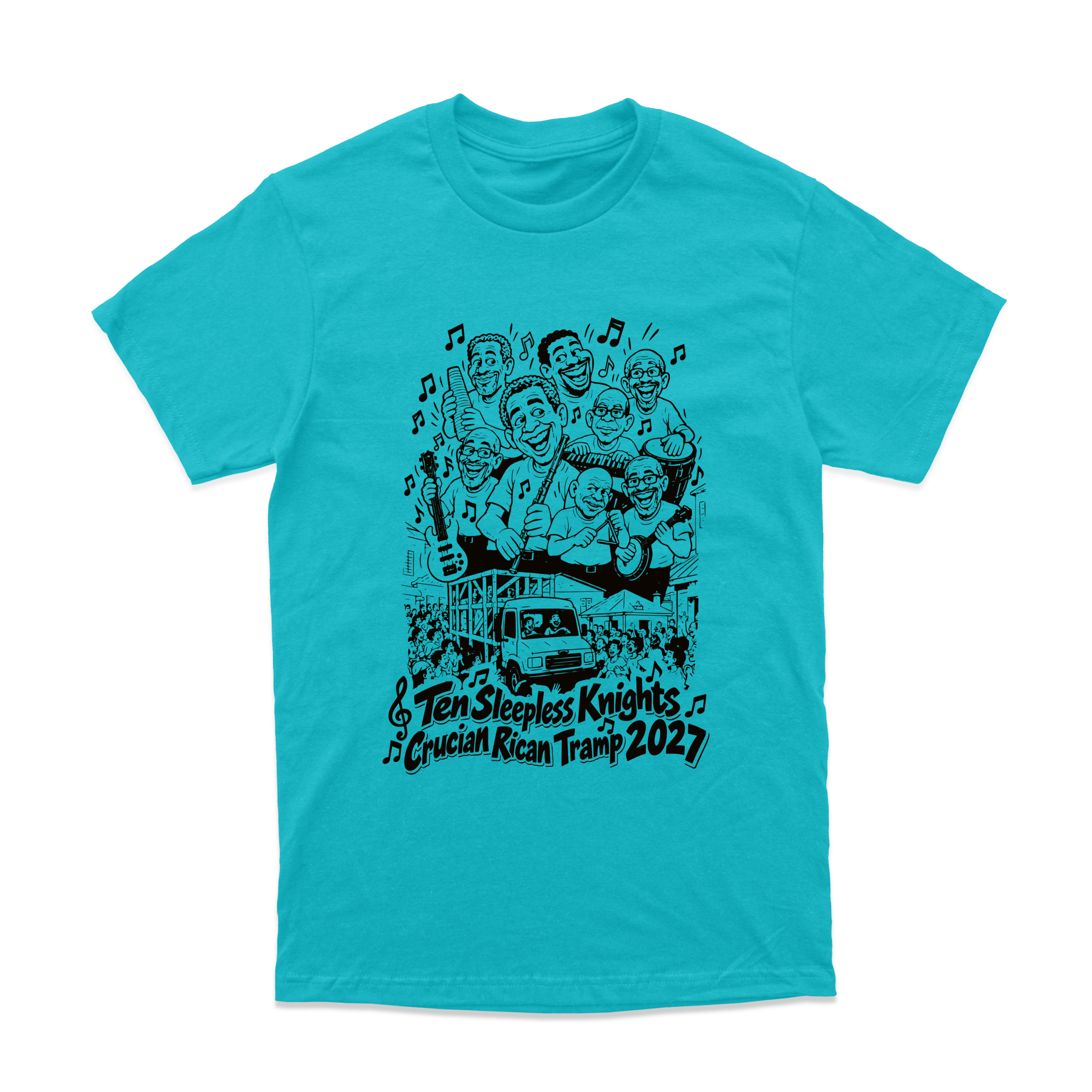 TSK x 340 Comics Crucian Rican Tramp Shirt - Image 5
