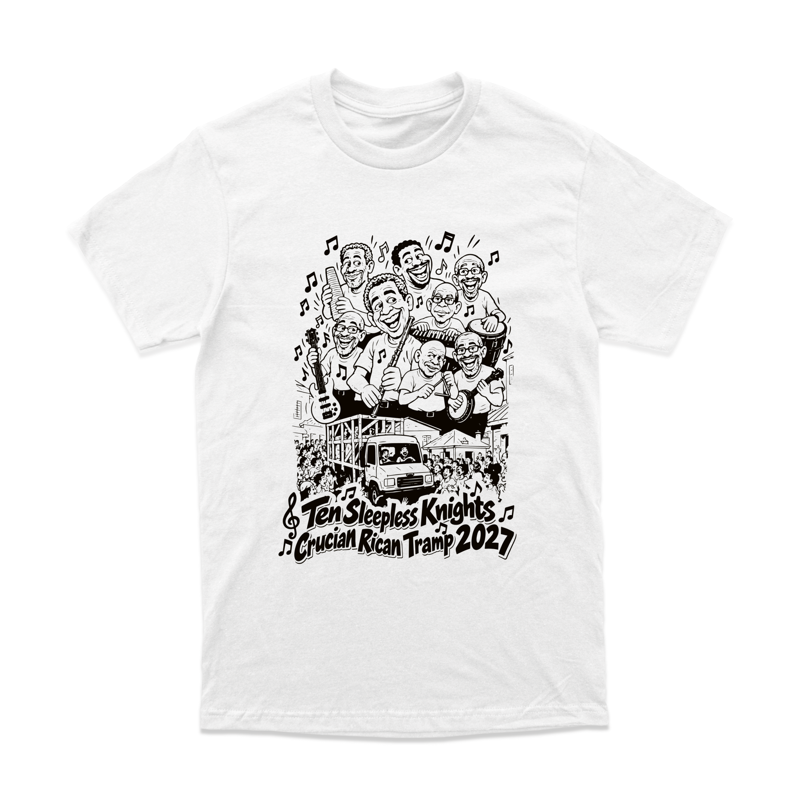TSK x 340 Comics Crucian Rican Tramp Shirt - Image 6