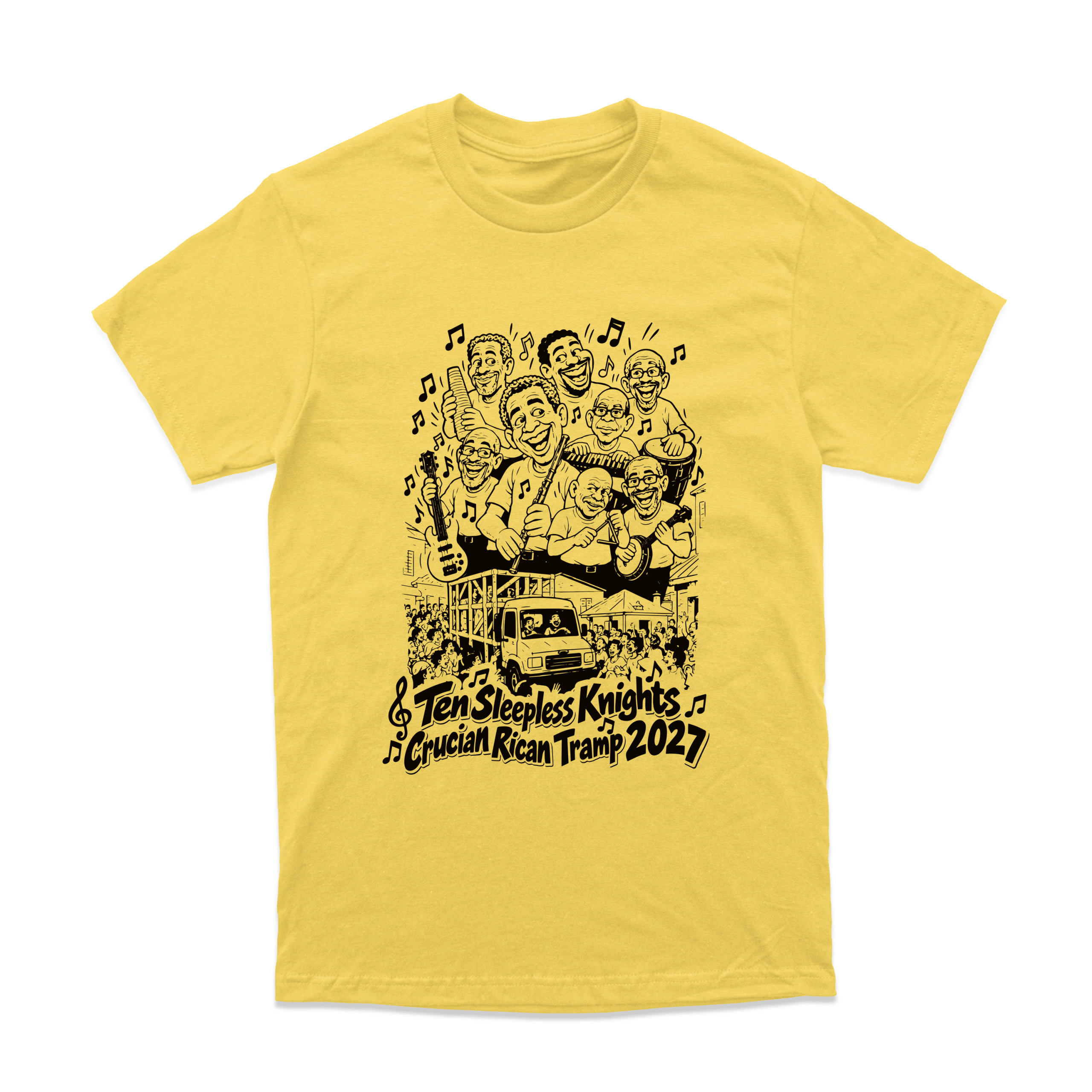 TSK x 340 Comics Crucian Rican Tramp Shirt - Image 7